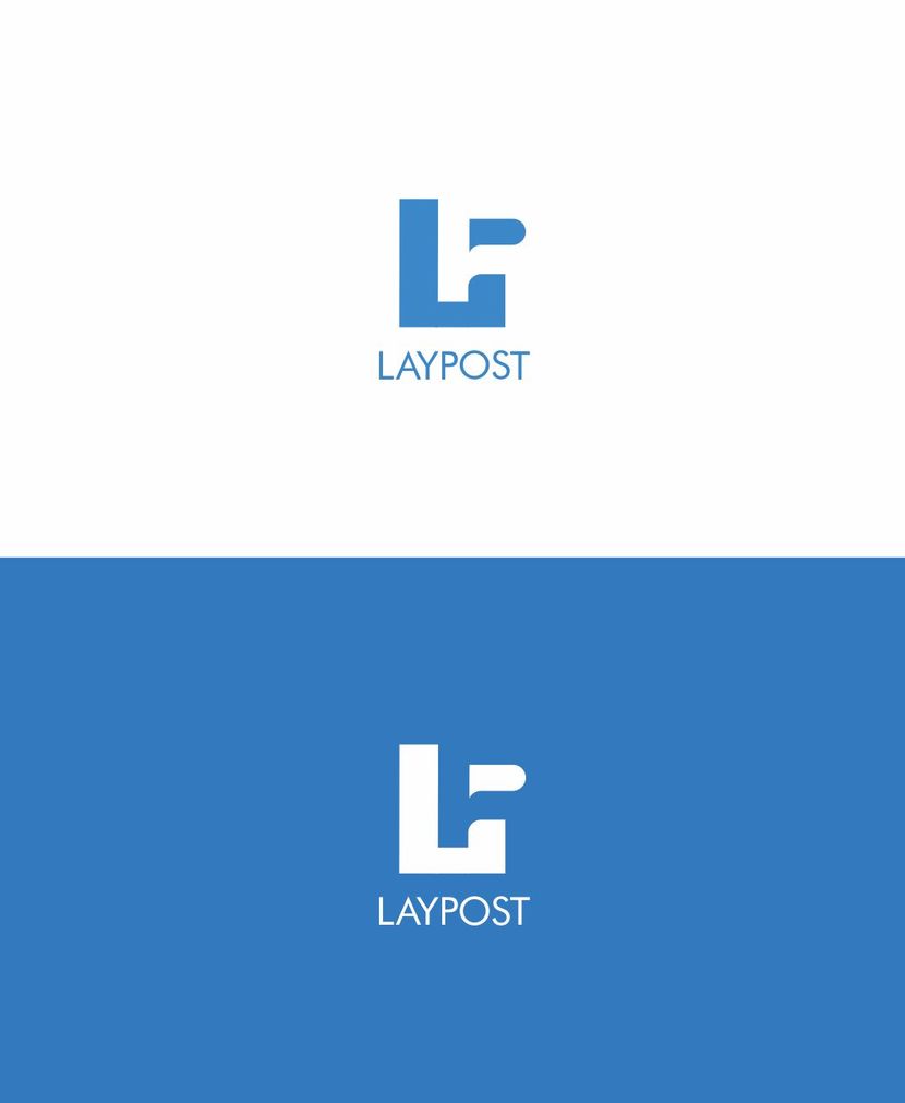 Создание логотипа для медиасайта LAYPOST.COM  -  автор Виталий Филин