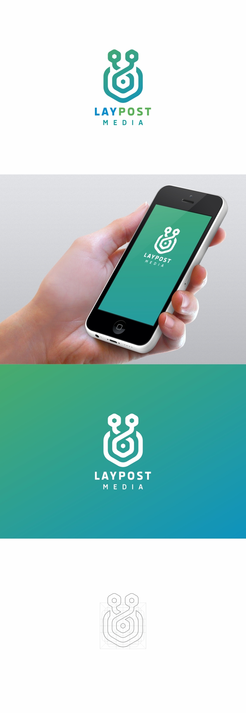 Создание логотипа для медиасайта LAYPOST.COM  -  автор Андрей Мартынович