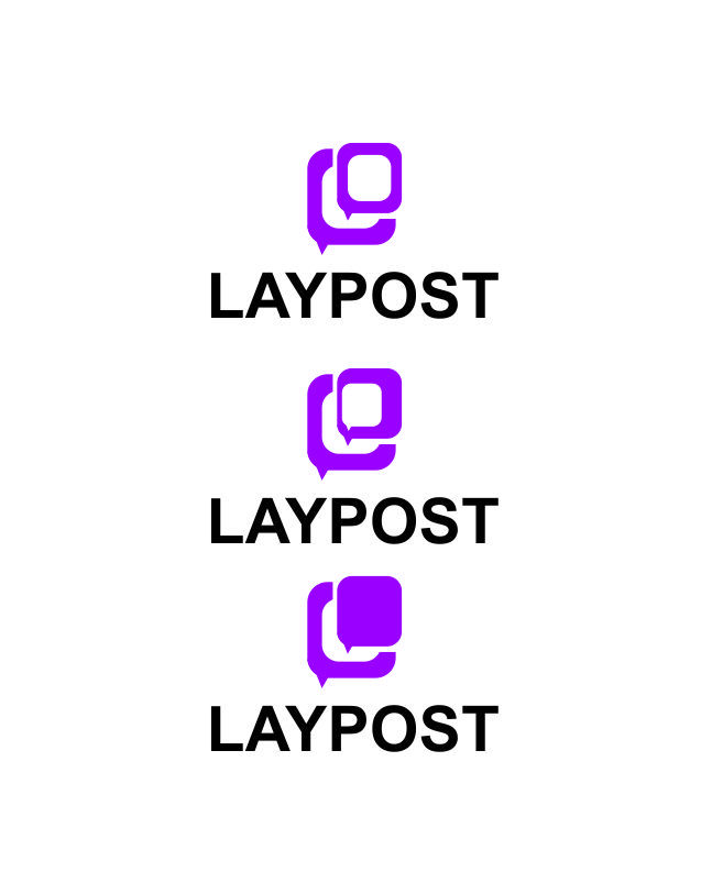 ... - Создание логотипа для медиасайта LAYPOST.COM