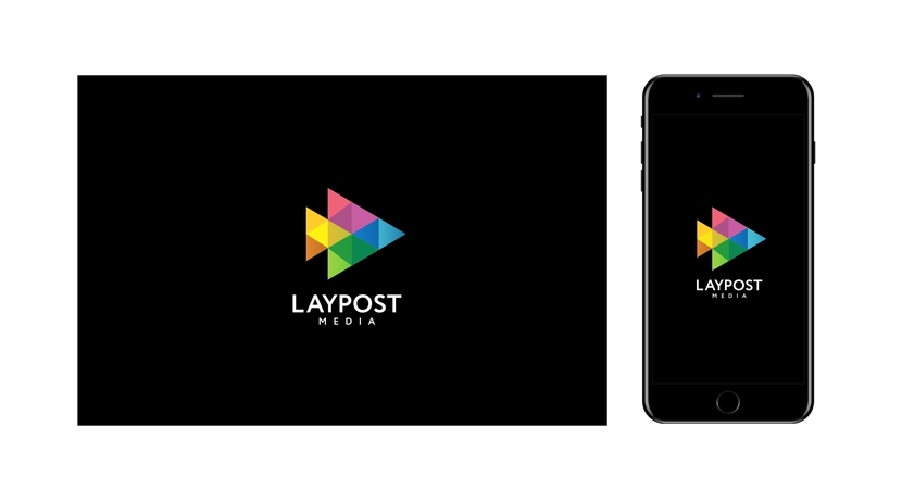 Создание логотипа для медиасайта LAYPOST.COM  -  автор Виталий Филин