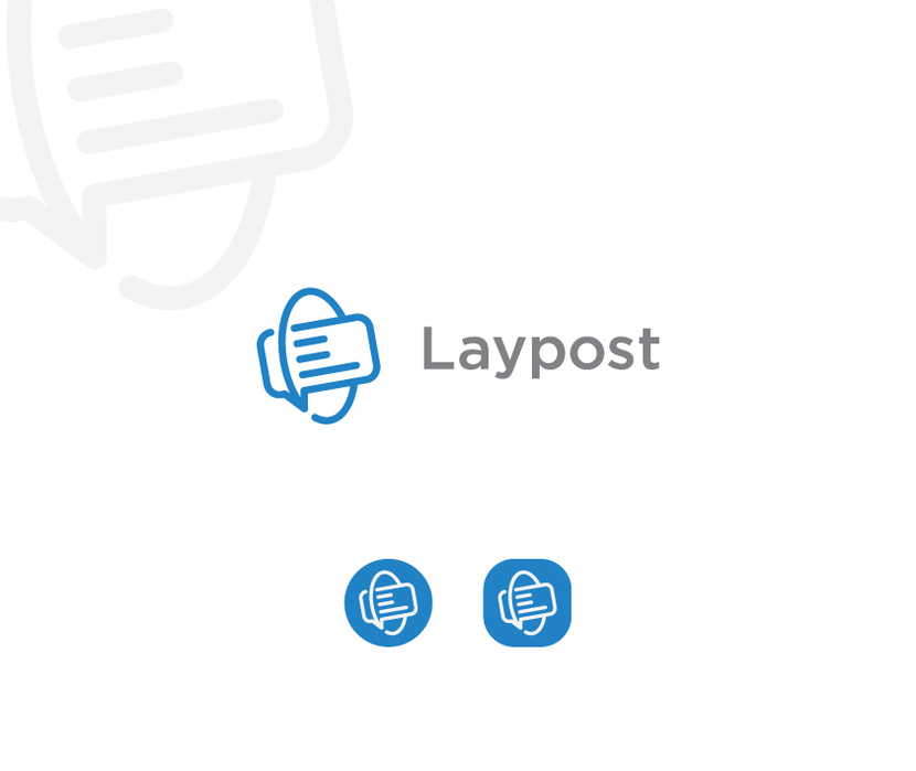 Создание логотипа для медиасайта LAYPOST.COM  -  автор Роман Listy