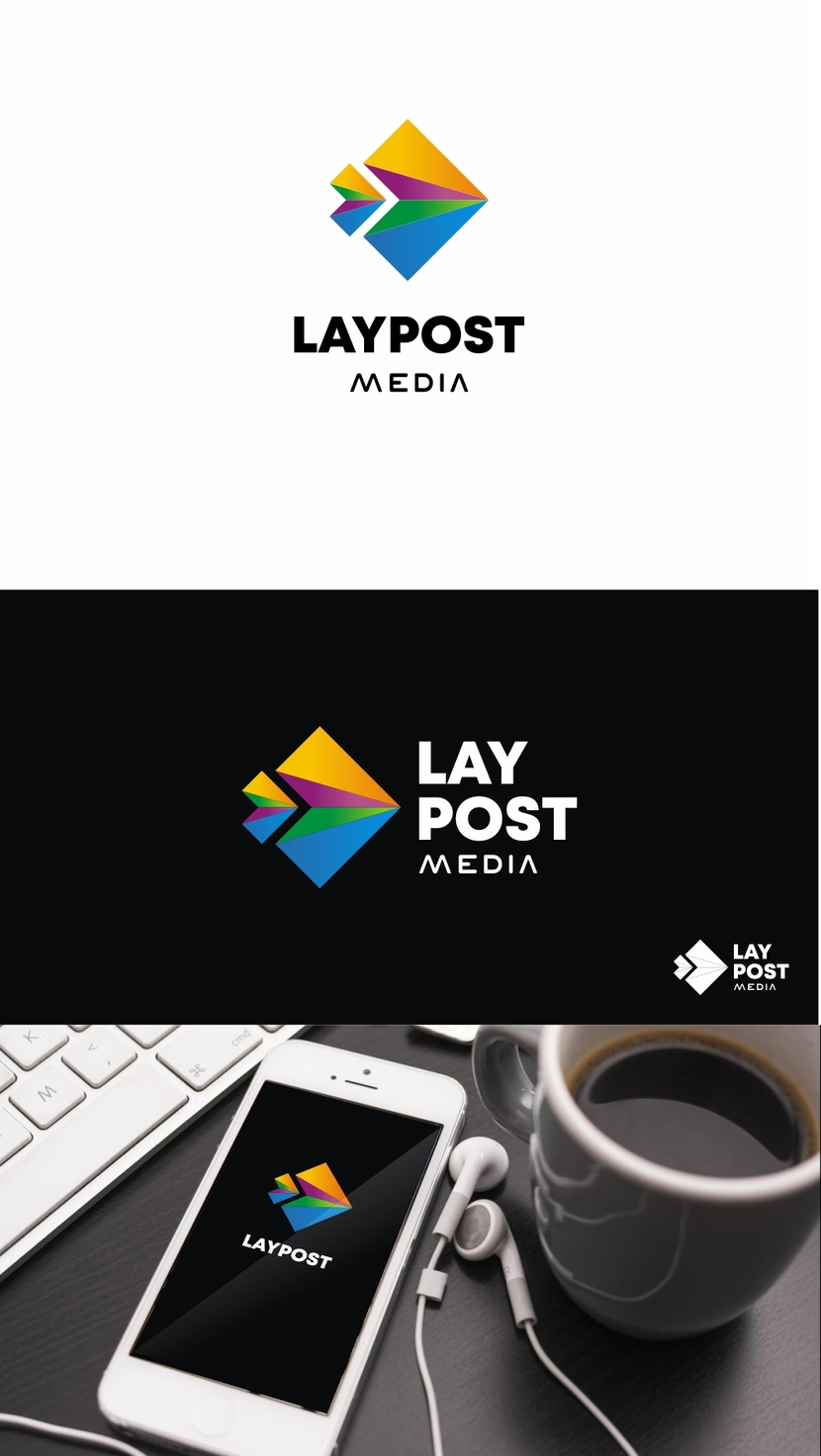 + - Создание логотипа для медиасайта LAYPOST.COM