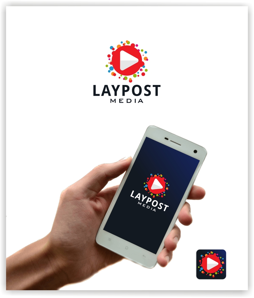 1 - Создание логотипа для медиасайта LAYPOST.COM