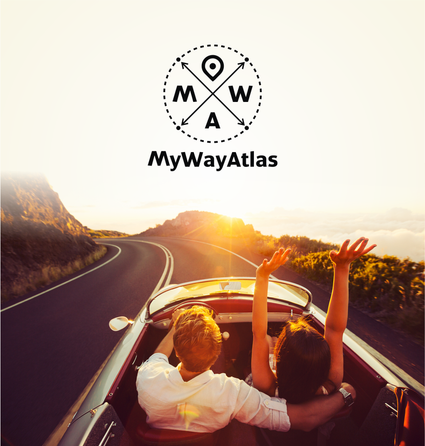 v - Разработка логотипа для MyWayAtlas