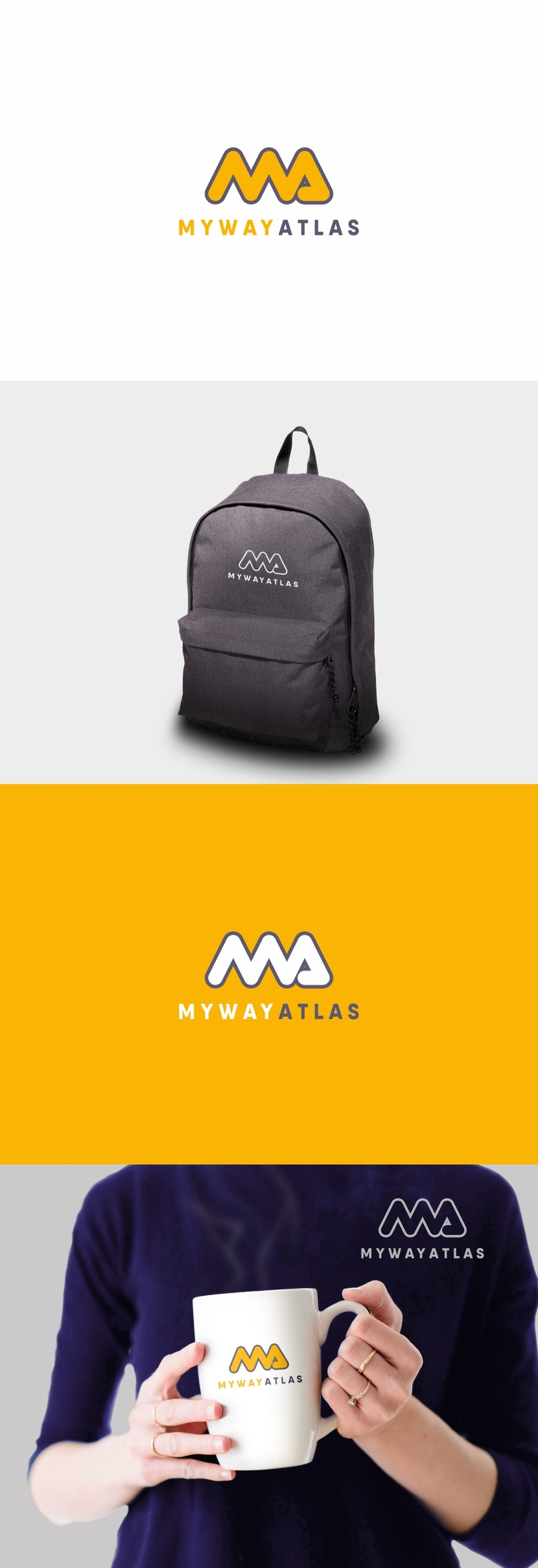 Разработка логотипа для MyWayAtlas  -  автор Андрей Мартынович