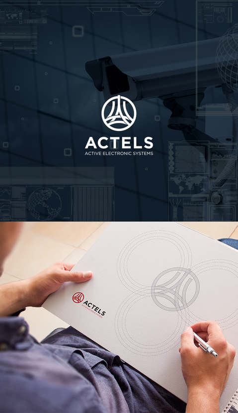 Разработка фирменного стиля компании Actels  -  автор Михаил Заплавский