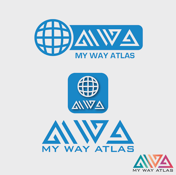 Разработка логотипа для MyWayAtlas  -  автор Alex GF