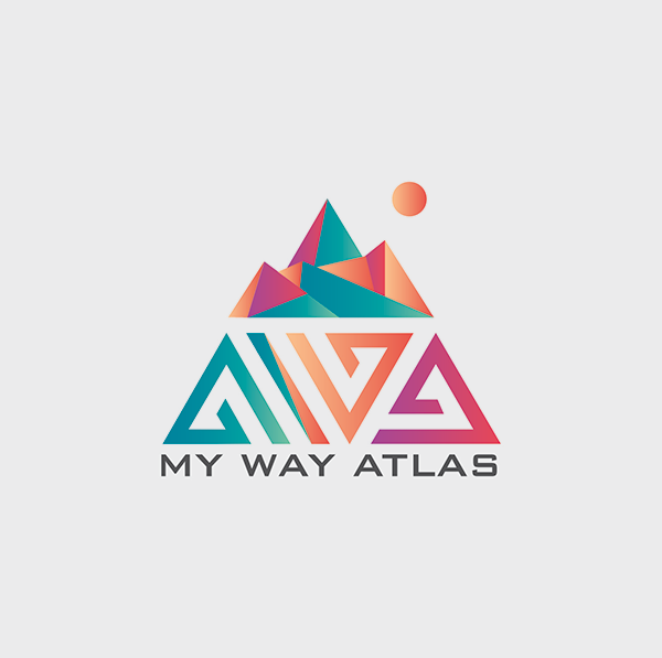 Цвет можно заменить. - Разработка логотипа для MyWayAtlas