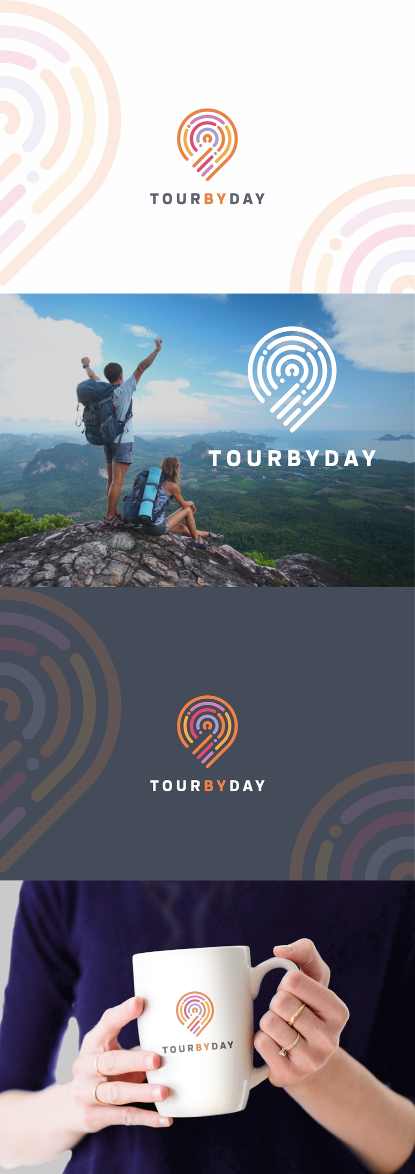 Разработка логотипа и фирменного стиля туристического портала  -  автор Андрей Мартынович