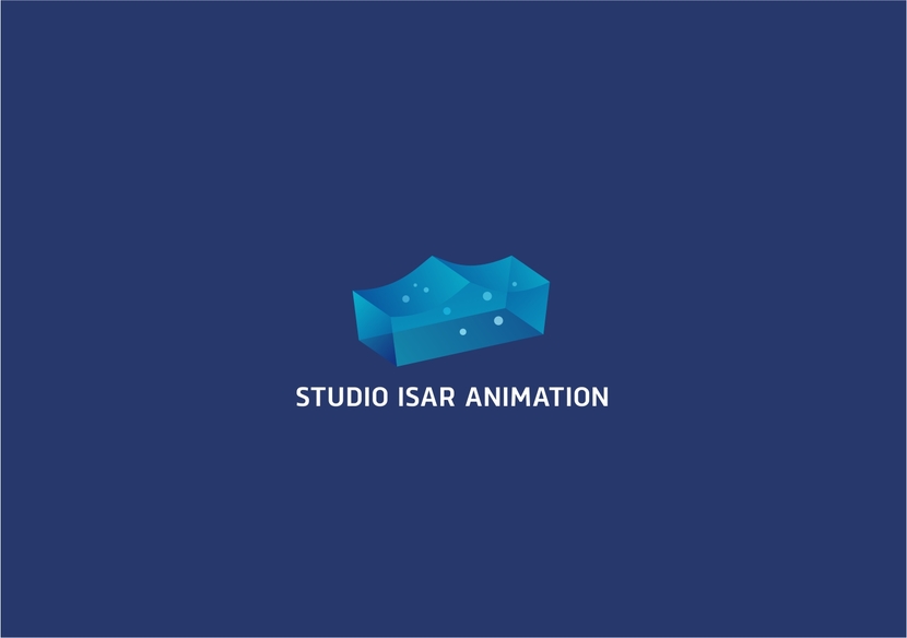 вода в форме короны - Логотип и фирменный стиль для студии мультипликации Studio Isar Animation
