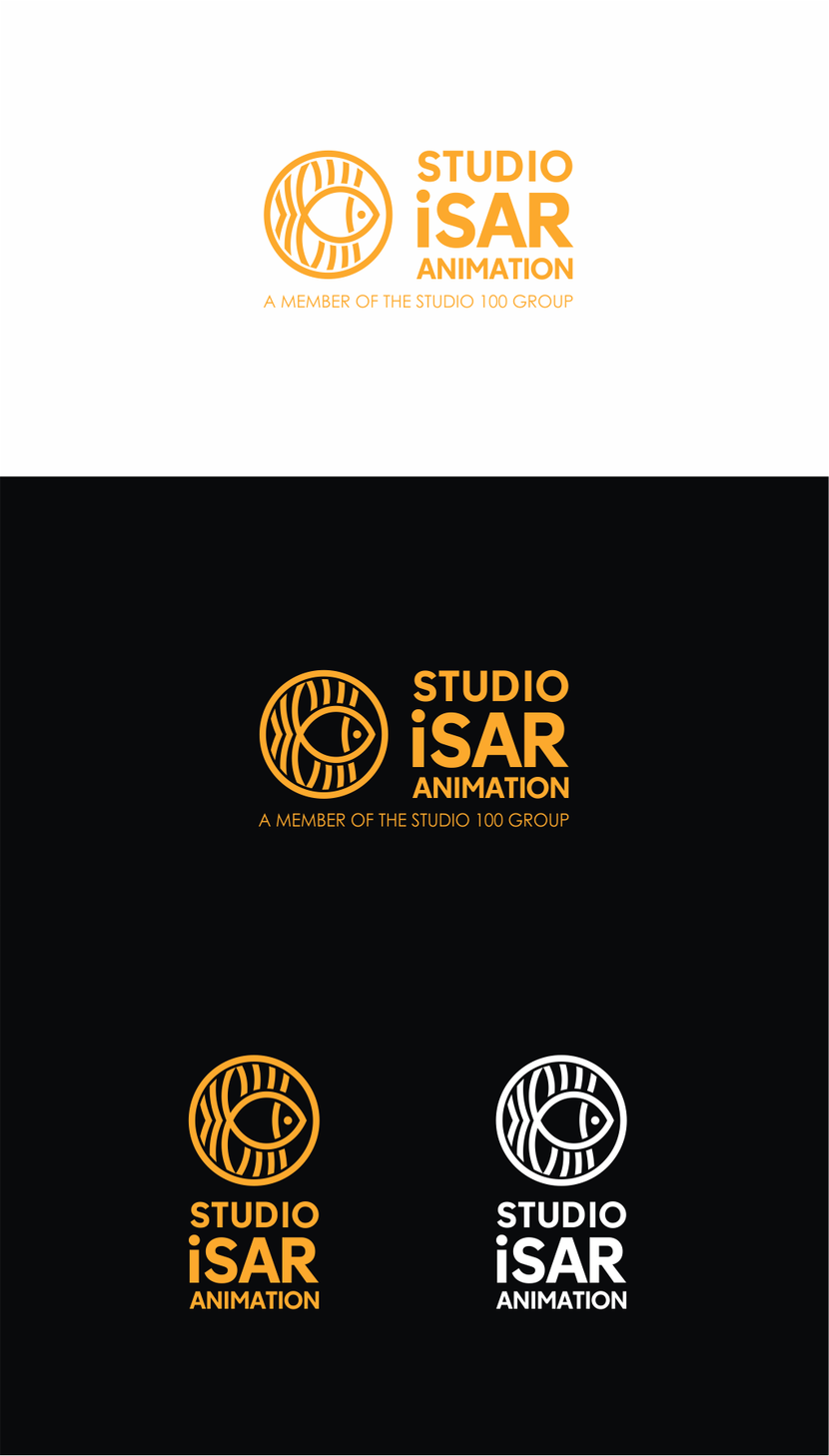 Логотип и фирменный стиль для студии мультипликации Studio Isar Animation  -  автор Лариса Карасева