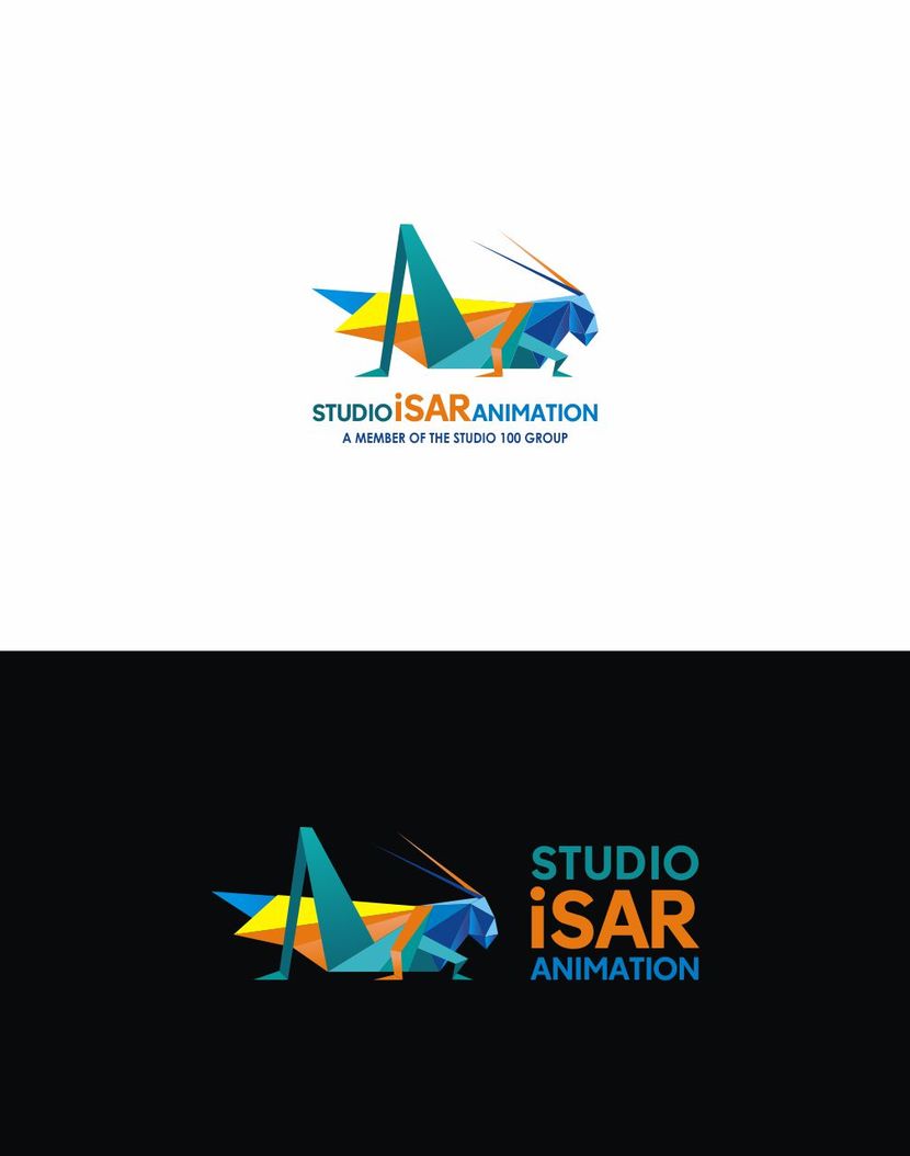 Логотип и фирменный стиль для студии мультипликации Studio Isar Animation  -  автор Лариса Карасева