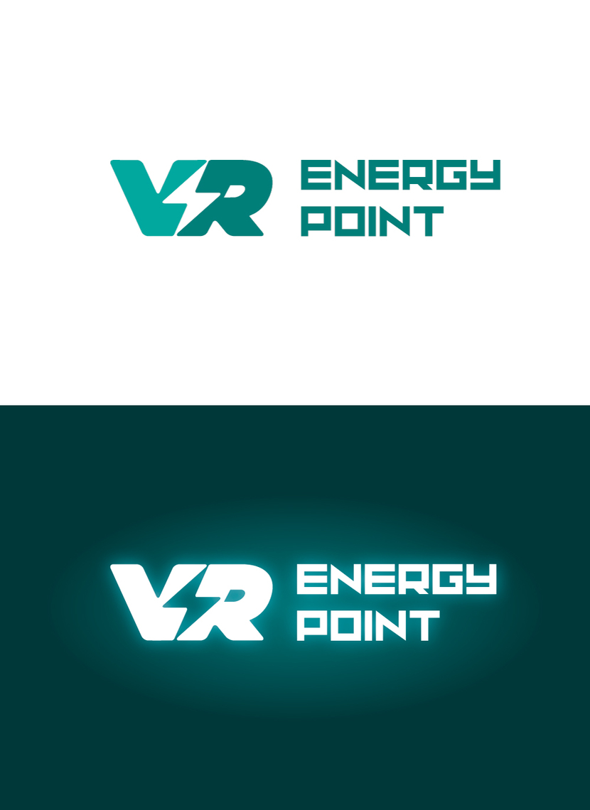 №2, вариация на тему молнии - Лого и фирменный стиль для VR аркады