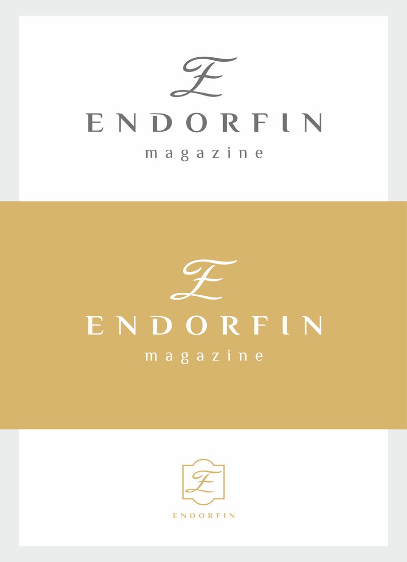 ENDORFIN Разработка логотипа ENDORFIN