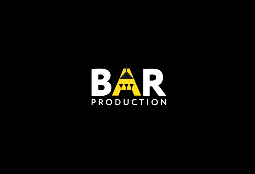 Создание логотипа и фирменного стиля для продакшена BAR Production  -  автор Виталий Филин