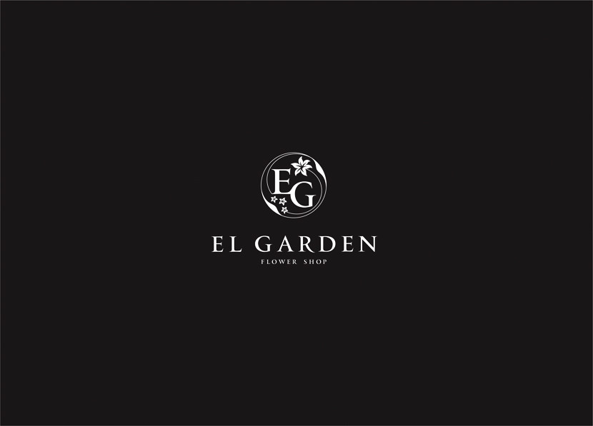Логотип - Разработка логотипа для сети Цветочных Бутиков El Garden
