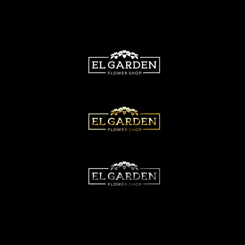 Разработка логотипа для сети Цветочных Бутиков El Garden  -  автор Артур Бабаев
