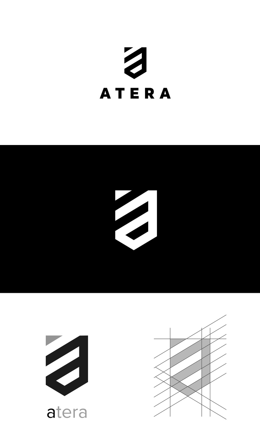 Стилизованная буква "а". - Разработка логотипа ATERA