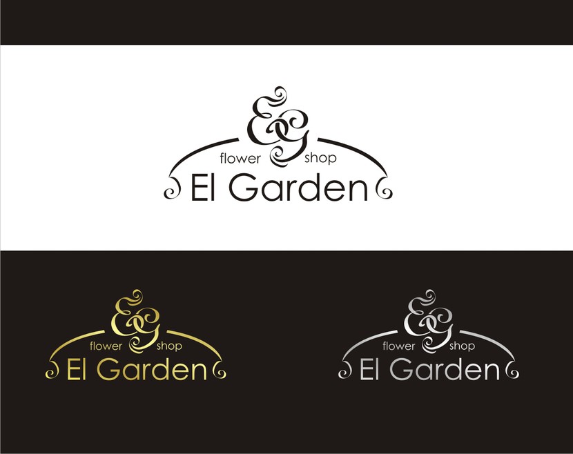 логотип легкий и изящный. - Разработка логотипа для сети Цветочных Бутиков El Garden