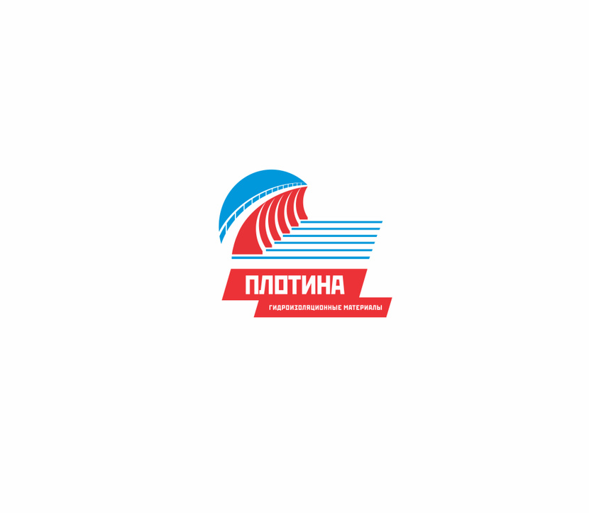 Создание Логотипа и фирменного стиля "Плотина"  -  автор Виталий Филин