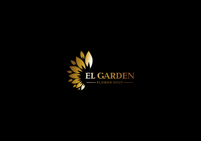 El Garden - Разработка логотипа для сети Цветочных Бутиков El Garden