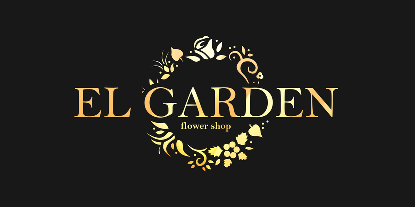 Разработка логотипа для сети Цветочных Бутиков El Garden  -  автор Алексей Ефанов