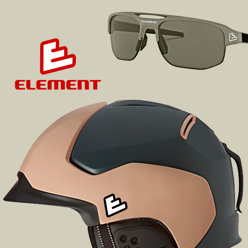 Element-1 Разработка логотипа для бренда "Element" - спортивные товары для экстремальных видов спорта.