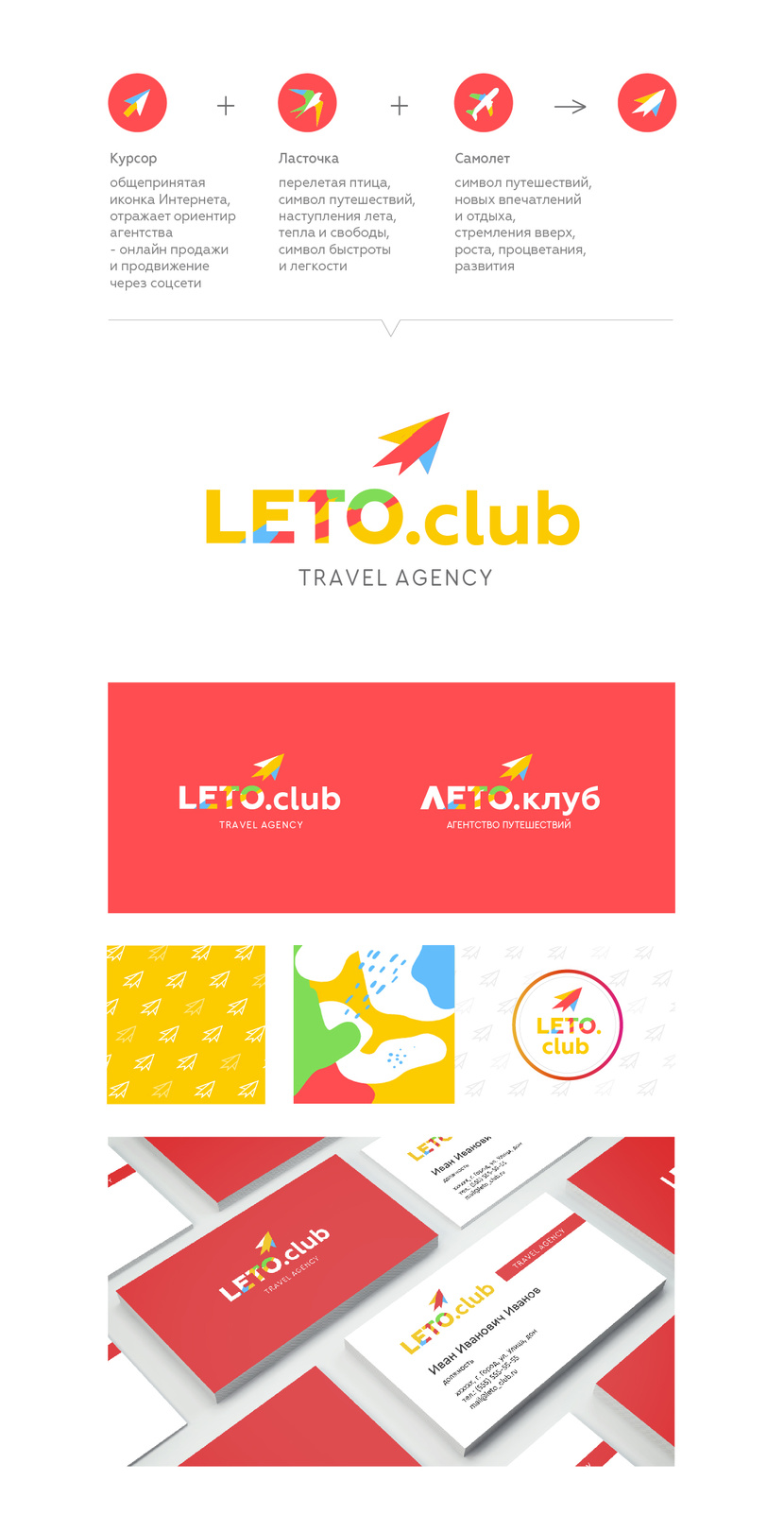 Разработка логотипа и фирменного стиля для туристического агенства