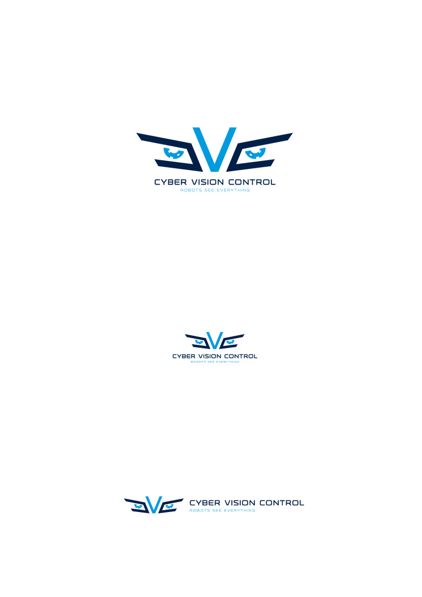 Создание логотипа и фирменного стиля для бренда системы событийного видеоконтроля CVC ( Cyber Vision Control  )  -  автор Роман Listy