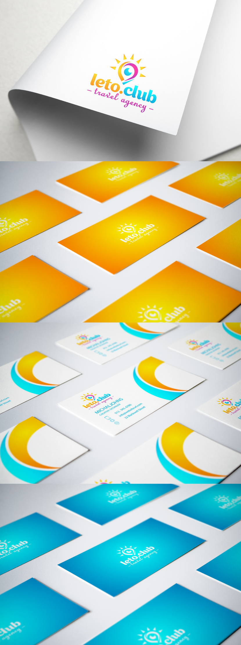 Разработка логотипа и фирменного стиля для туристического агенства  -  автор сара бернар