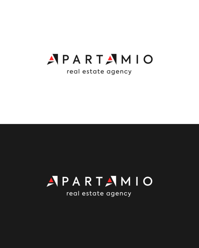 Вариант с латиницей 2. - Разработка фирменного стиля и логотипа Агенства недвижимости