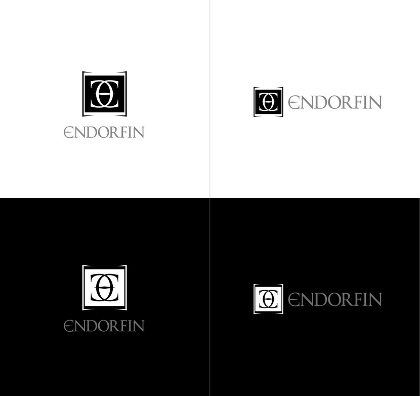 Еще такой вариант, с более "родным" к знаку шрифтом: - Разработка логотипа ENDORFIN