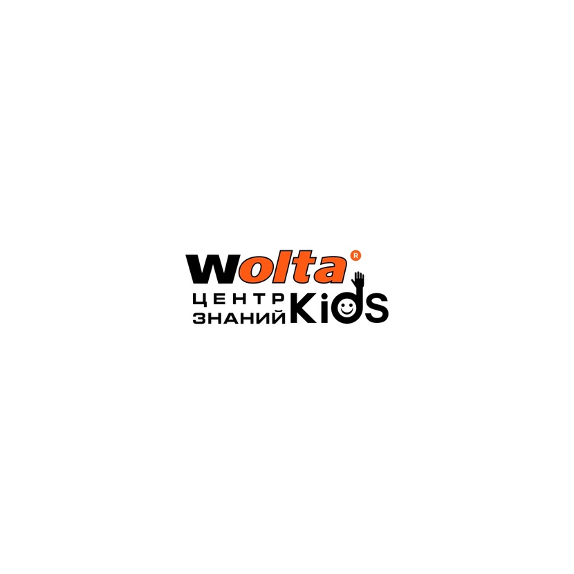 Эскиз логотипа. - Разработка логотипа  Wolta kids