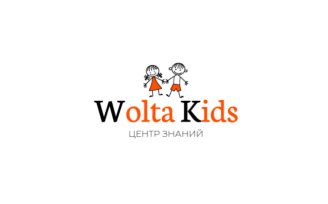. - Разработка логотипа  Wolta kids