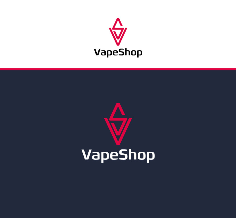 VapeShop - Логотип для компании электронных сигарет