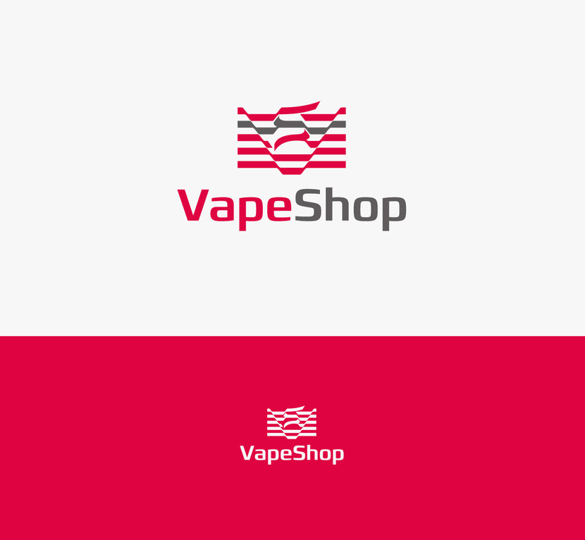 VapeShop - Логотип для компании электронных сигарет