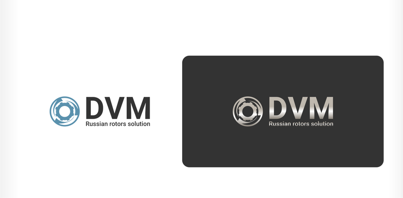 ... - Создание логотипа DVM Russian rotors solution