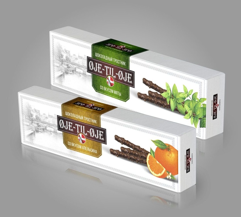 Дизайн упаковки для шоколадных палочек