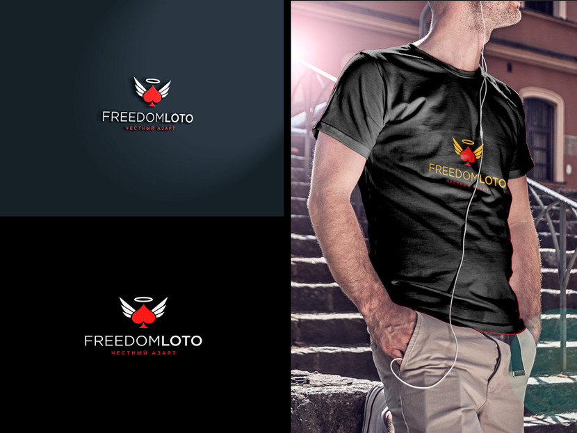 + - Фирменный стиль для freedomloto.com ( лотерея с благотворительным фондом)