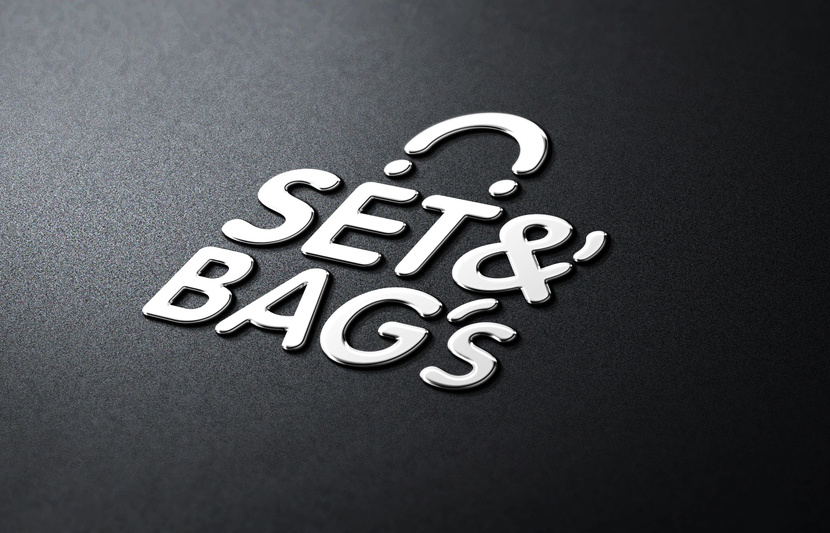 Set&Bag's LOGO FS 
хорошо смотрится на белом фоне и на цветном и на черном, в любой технике исполнения и на любых форматах, как цветной и как в два цвета - Логотип и фирменный стиль для проекта