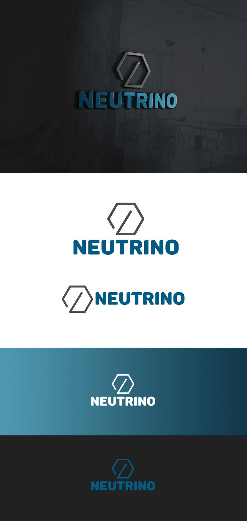 Логотип и элементы фирменного стиля для NEUTRINO  -  автор Valeriya Nikolaevna