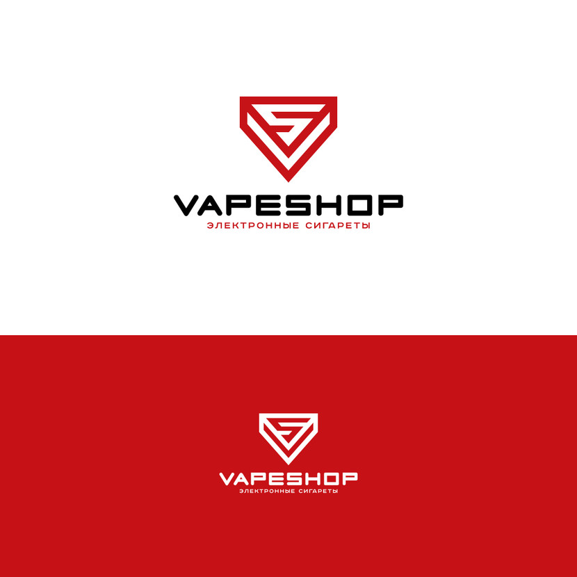 VapeShop - Логотип для компании электронных сигарет