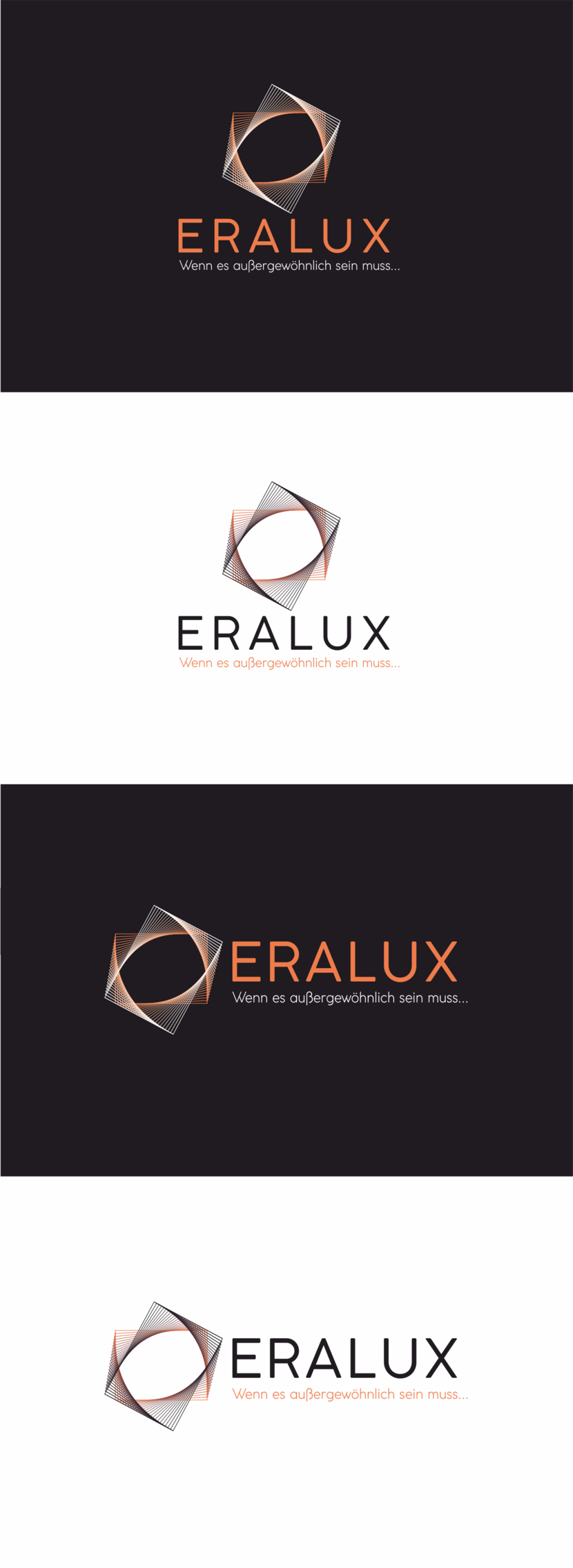 Разработка логотипа для немецкой компании по дизайну и монтажу натяжных потолков.