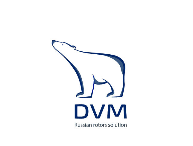 Создание логотипа DVM Russian rotors solution  -  автор Павел Клименок
