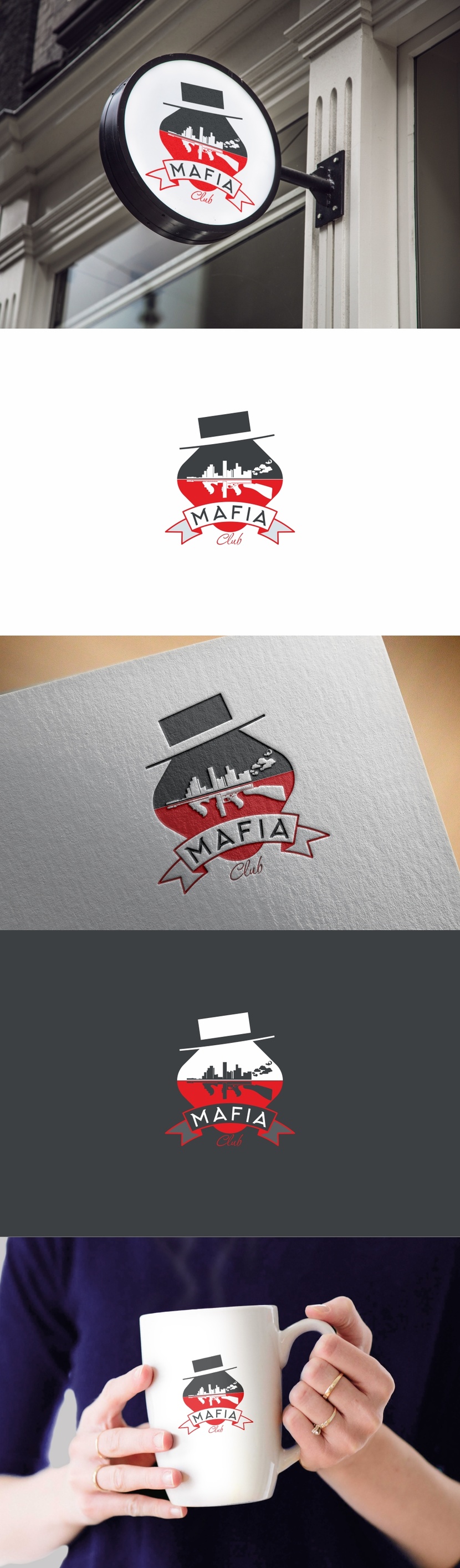 Логотип для клуба Игры в Мафию  -  автор Андрей Мартынович