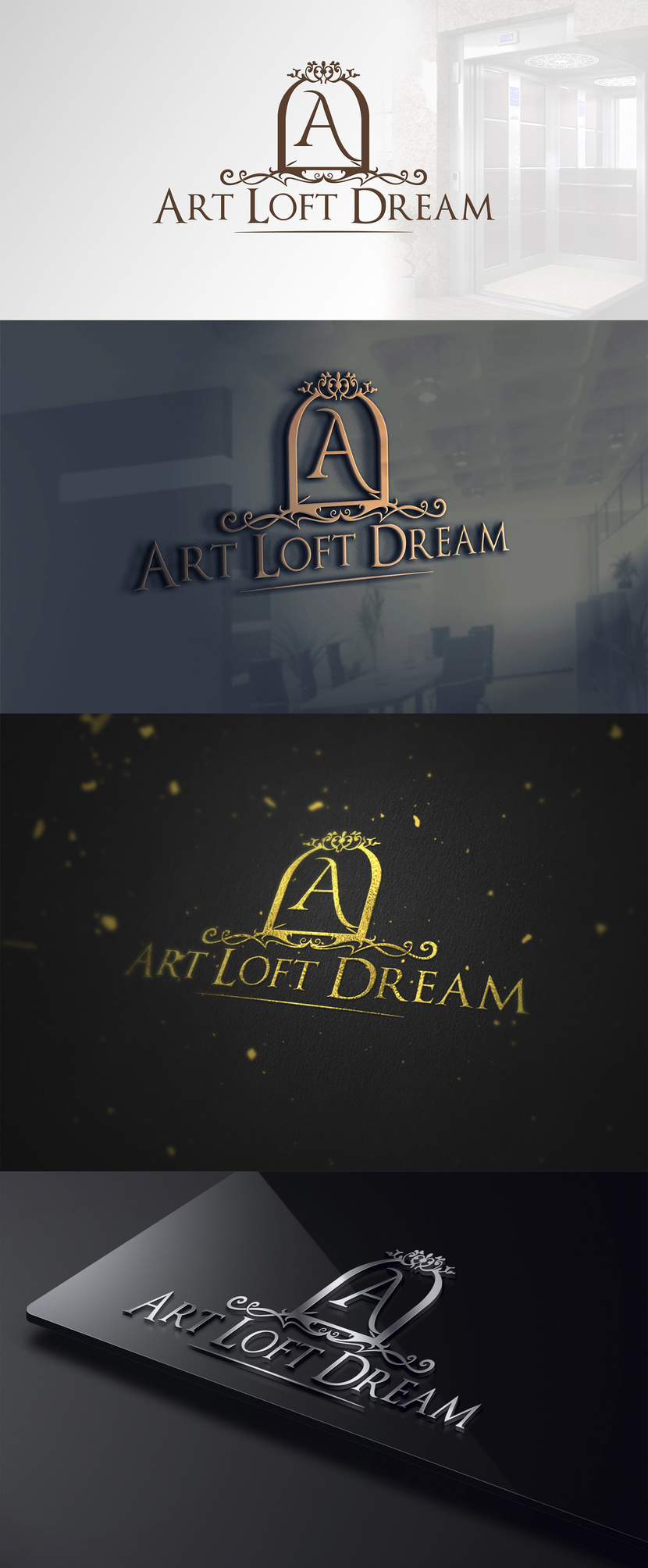 #3 - Создание логотипа и фирменного стиля открывающегося Лофта