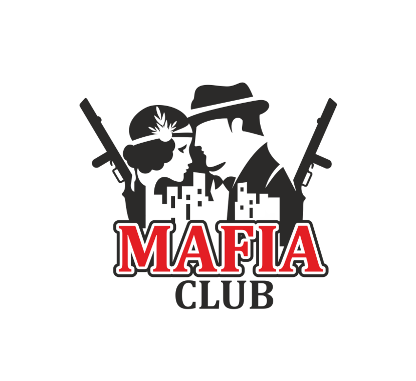 город засыпает, просыпается мафия...))) - Логотип для клуба Игры в Мафию