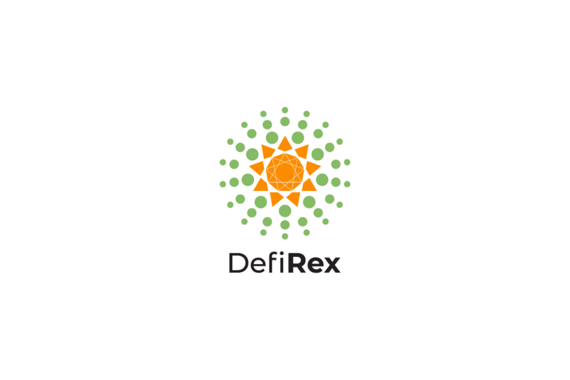 Diamond - Разработка логотипа для платформы DF.help, компания DefiRex