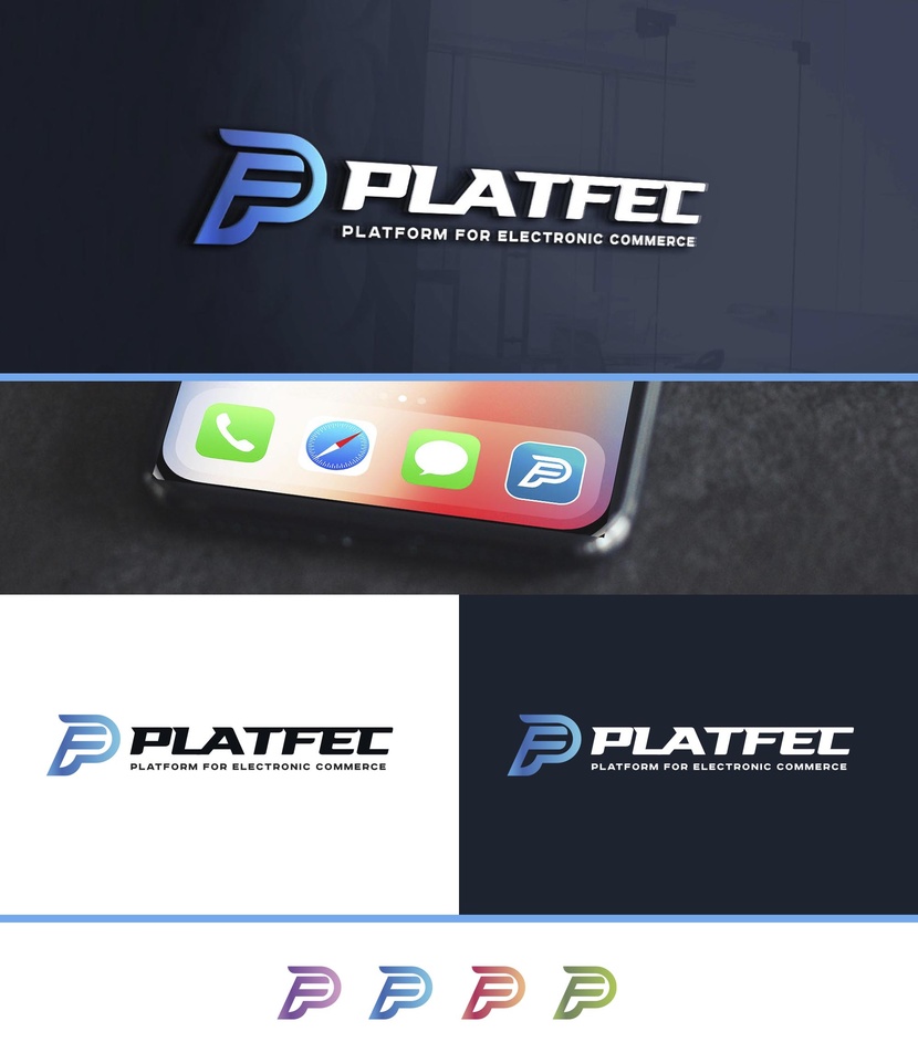 . - Логотип и фирменный стиль Platfec