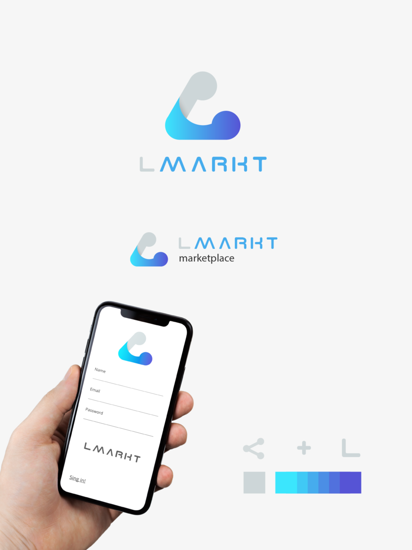 Здравствуйте. Предлагаю концепт дизайна торговой платформы в современном стиле и в современных цветах. Такой дизайн весьма надежный и может крепко держать свою позицию на рынке, благодаря своей инновационностью и технологичностью. В дизайне учтены как безопасное сочетание цветов, так и основная буква L которая в своем образе передает всеми знакомый символ Share. Оригинально, красиво, концептуально и в то же время просто и надежно. - Создание логотипа для маркетплейса